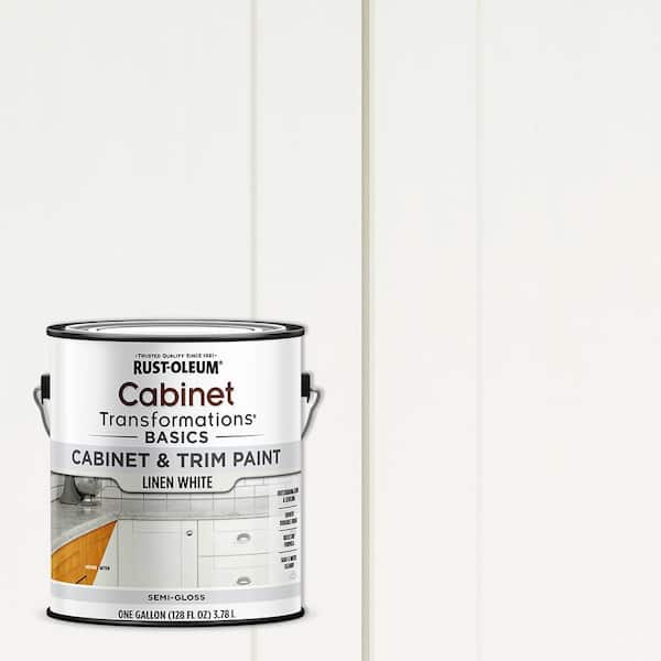 Rust-Oleum Transformations 1-gal. Linen White Cabinet Paint