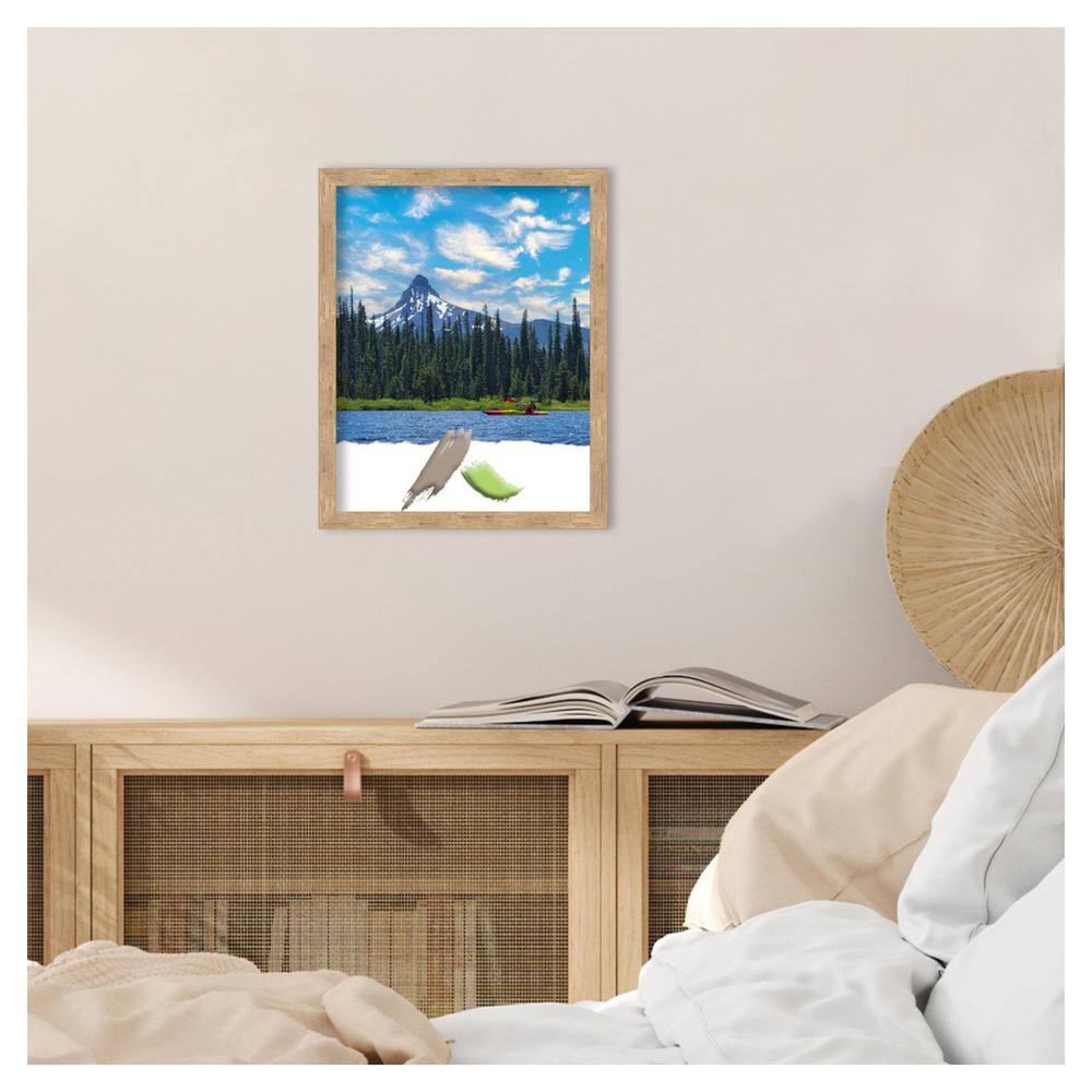 Amanti Art Imprint Light Bronze Wood Picture Frame Opening Size 11x14 in.