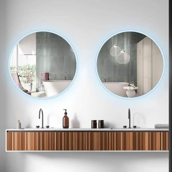 Frameless LED Bathroom Mirror with Motion Sensor Anti Fog – Aica