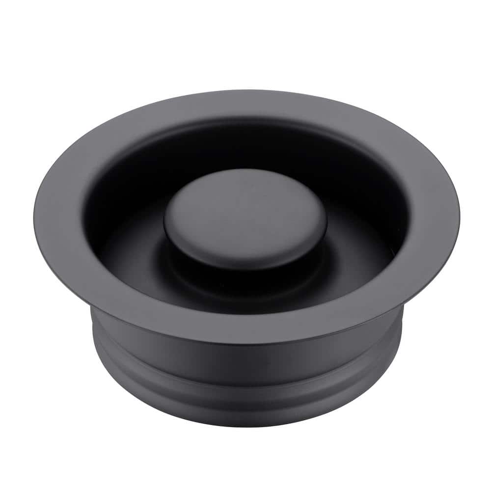 LUXIER Kitchen Sink Garbage Disposal Flange and Stopper in Matte Black GD01M The Home Depot