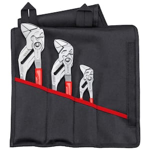 3-Pieces Pliers Set in Tool Roll - Pliers Wrench