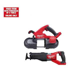 M18 FUEL 18V Lithium-Ion Brushless Cordless Compact Bandsaw w/FUEL Super SAWZALL