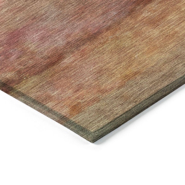 Chantille Machine Washable Indoor/Outdoor Abstract ACN2311 Terracotta 10 ft. x 14 ft. Area Rug