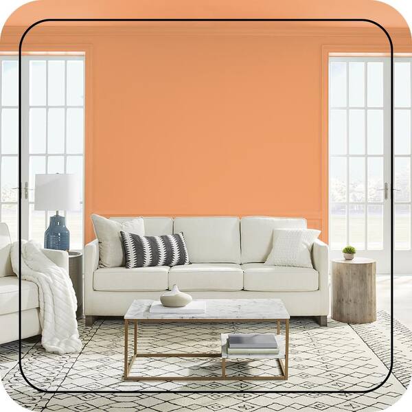 BEHR PREMIUM PLUS #250D-5 Florida Mango Flat Interior