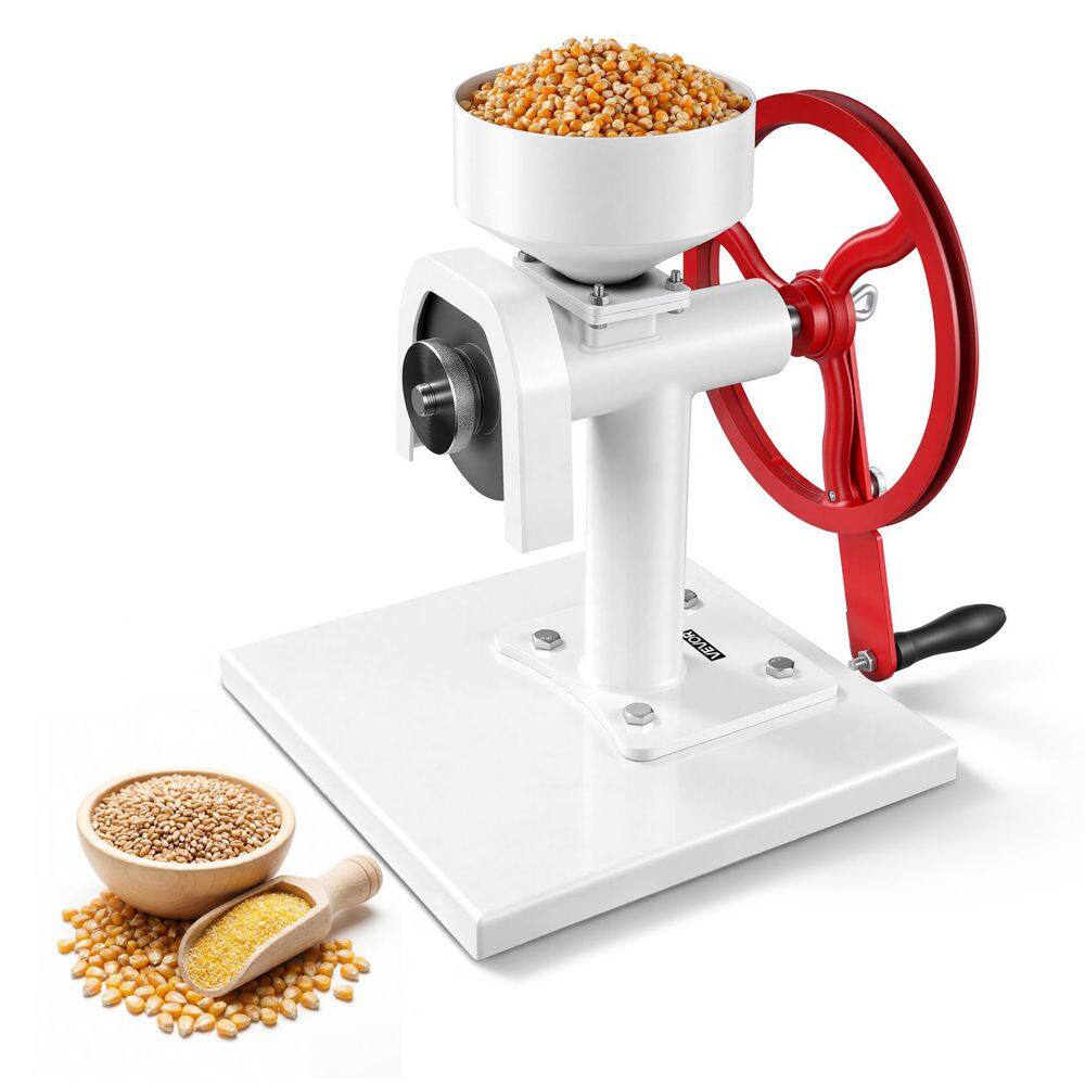 Manual Grain Mill with Flywheel, Hand-Crank Corn Grinder, Heavy-Duty Carbon Steel Wheat Grinding Mill, 0.53 Gal. Hopper price history on PriceWatchPro