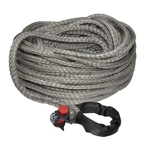1/2 in. x 150 ft. Synthetic Winch Line with Integrated Shackle