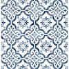 LILLIAN AUGUST Porto Tile Riviera Blue Geometric Vinyl Peel & Stick ...