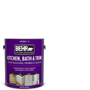 1 Gal. White Acrylic Interior Kitchen, Bath, and Trim Stain-Blocking Primer and Sealer