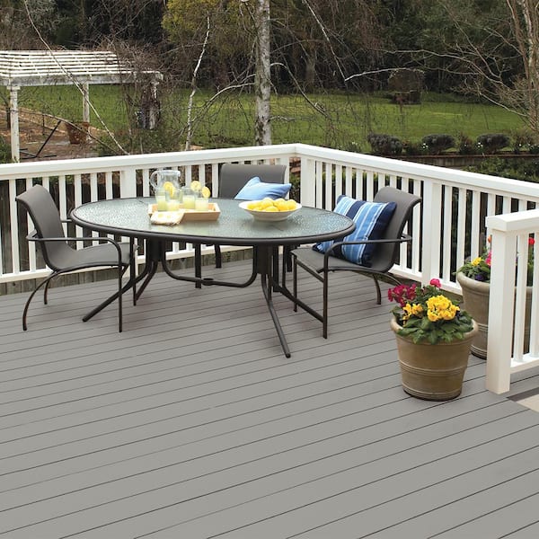 1 qt. #SC-149 Light Lead Solid Color Waterproofing Exterior Wood Stain and Sealer