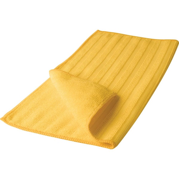 QEP 14 in. x 14 in. Multi-Surface Microfiber Cloth with Scrubbing Micro-Bristles (2-Pack)