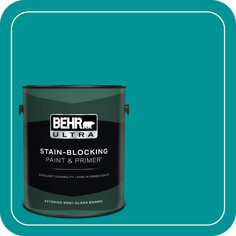 1 gal. #P460-6 Paradise Landscape Semi-Gloss Enamel Exterior Paint & Primer price history on PriceWatchPro