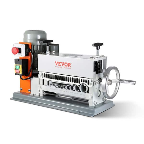 Automatic Wire Stripping Machine 0.06in. to 1.42in. Electric Cable Stripper Peeler 370W 11 Channels for Copper Recycling