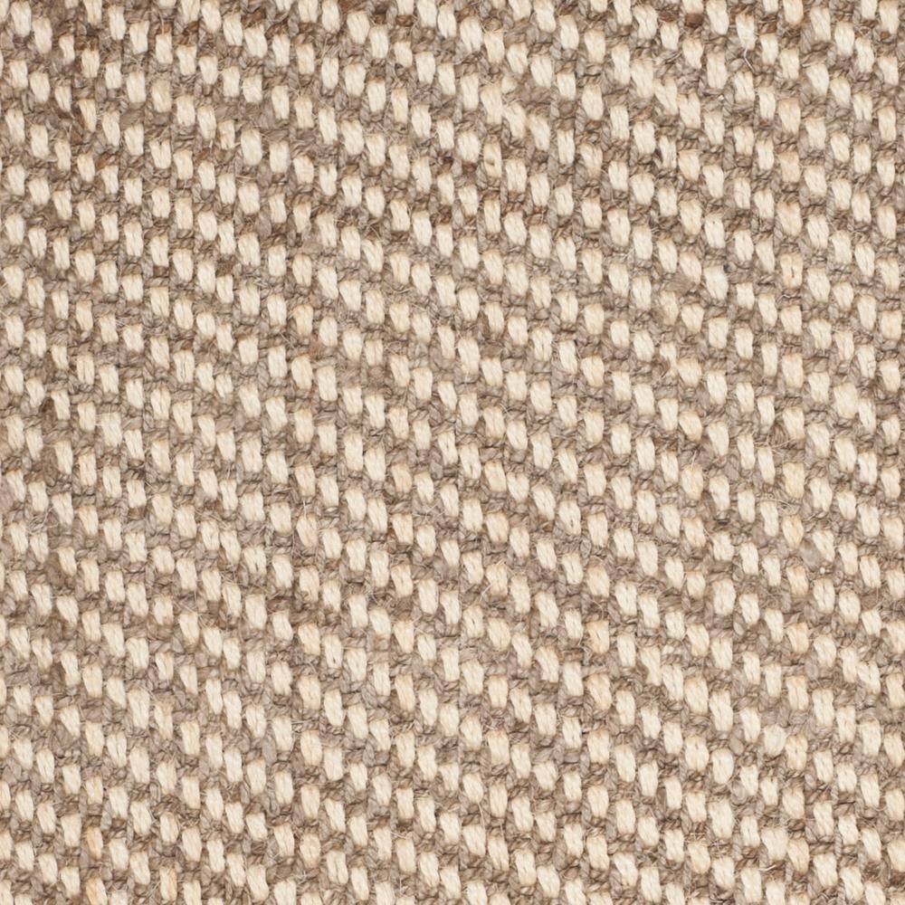 Hand-Knotted Natural Fiber Rectangular Area Rug - 6' x 9'