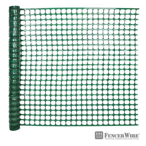 4ft x 100ft Outdoor Snow Fence - Plastic Safety Mesh for Poultry ...