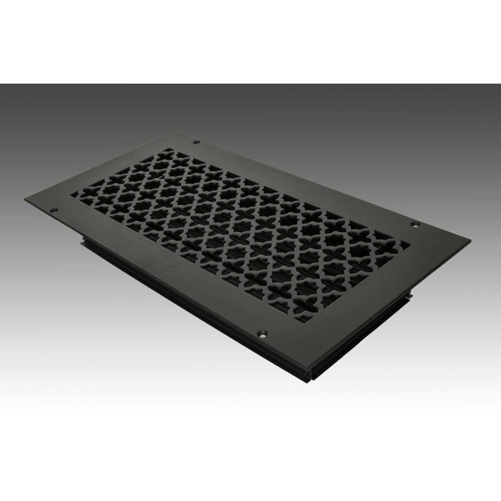 Victorian 14 in. x 6 in. Black Powder Coat Steel Wall Ceiling Vent with Opposed Blade Damper price history on PriceWatchPro