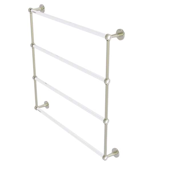 Clearview Collection 4 Screw-In Towel Rack in Polished Nickel