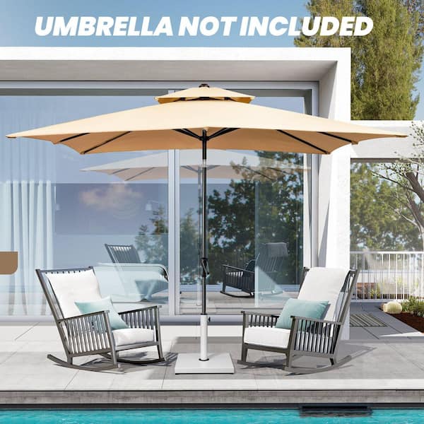 5x7 rectangular patio umbrella Treasure Garden 8x10 ft Outdoor Patio Umbrella (Rectangular,  High-Performance, Auto-Tilt)