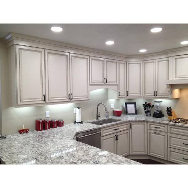 16.5 in. Battery Operated LED White Rechargeable 4000K Cool White Under Cabinet Light (12-Pack)