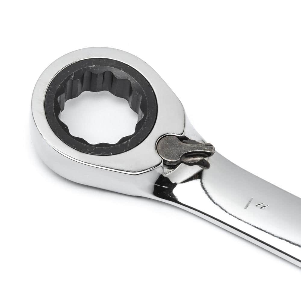 8-Piece Chrome Metric Reversible Ratcheting Wrench Set
