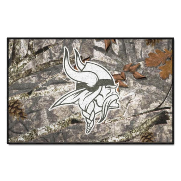 FANMATS Minnesota Vikings Camo 1.5 ft. x 2.5 ft. Starter Area Rug