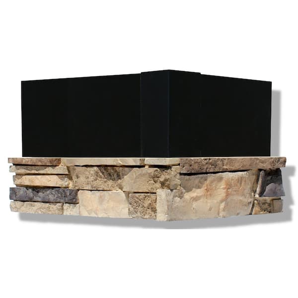 Silvermine Stone 6 in. x 24 in. Stone Veneer Ledgestone Flat Panel