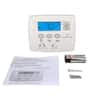 Emerson 80 Series Blue, Non-Programmable, Single Stage (1H/1C) Easy Set  Thermostat 1F86EZ-0251 - The Home Depot