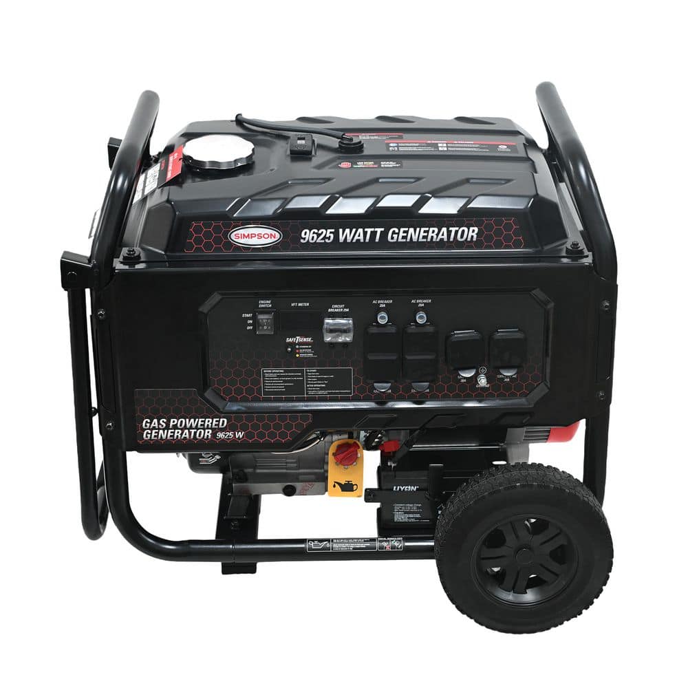 9,625-Watt Recoil Start Gasoline Powered Portable Generator with CO Sensor price history on PriceWatchPro