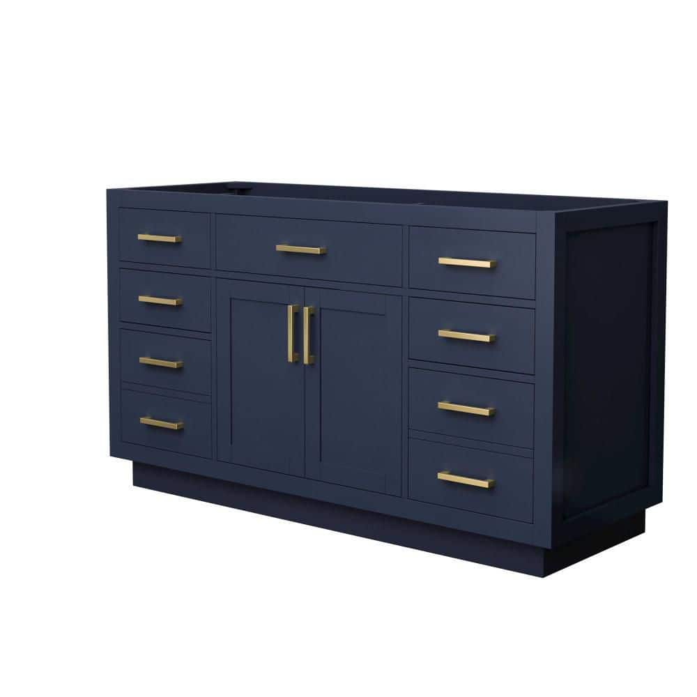 Beckett TK 59 in. Bath Vanity Cabinet without Top in Dark Blue price history on PriceWatchPro