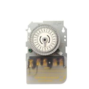 40-Amp 208-277-Volt DPST 24-Hour Mechanical Time Switch Mechanism Replacement for Metal Indoor/Outdoor Enclosure