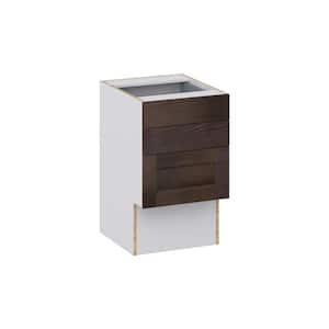 Lincoln Chestnut Solid Wood Assembled 18 in. W x 30 in. H x 21 in. D Vanity ADA Drawer Base Cabinet with 3 Drawers
