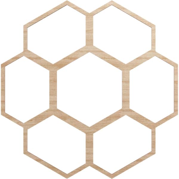 28 in. x 12 in. x 0.25 in. Wood Medallion Moulding