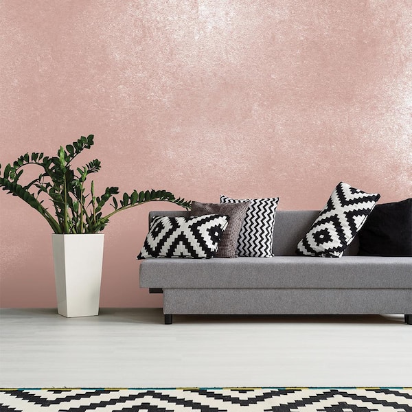 rose gold metallic interior paint