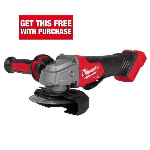 M18 FUEL 18V Lithium-Ion Brushless Cordless 4-1/2 in./5 in. Grinder w/Paddle Switch (Tool-Only)