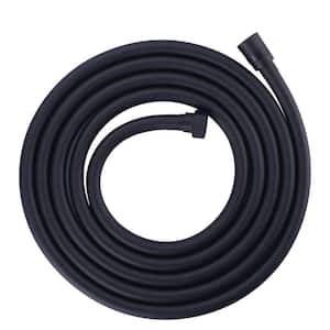 PVC 120 in. Shower Head Hose in Matte Black