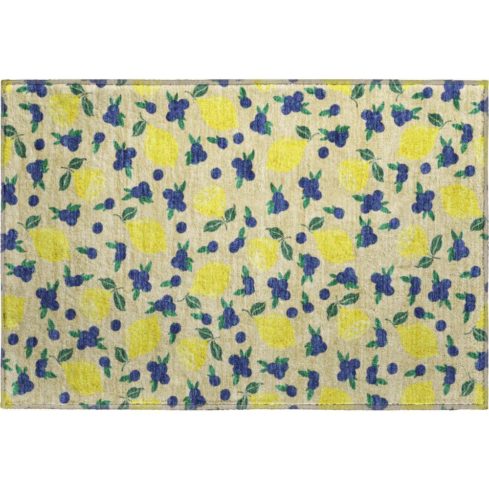 Mayfield Premium Machine Washable Abstract AMF2354 Wheat 2 ft. x 3 ft. Accent Rug price history on PriceWatchPro