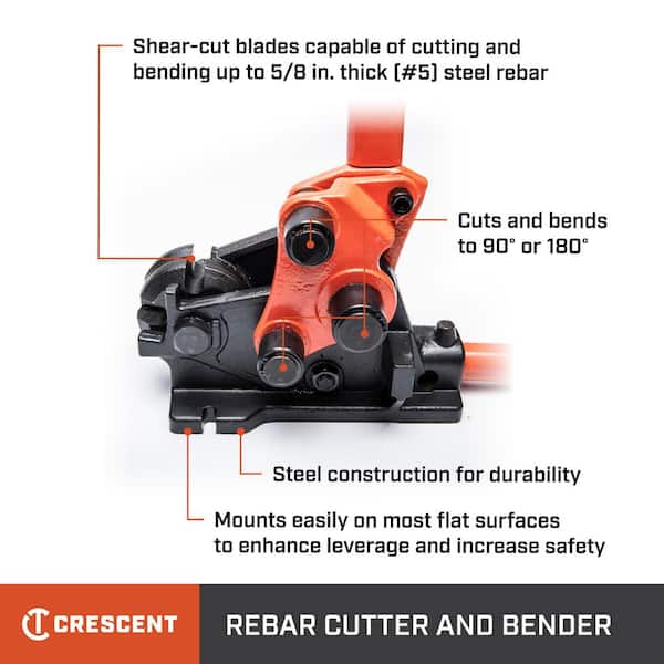 H.K. Porter 52 in. Rebar Cutter and Bender