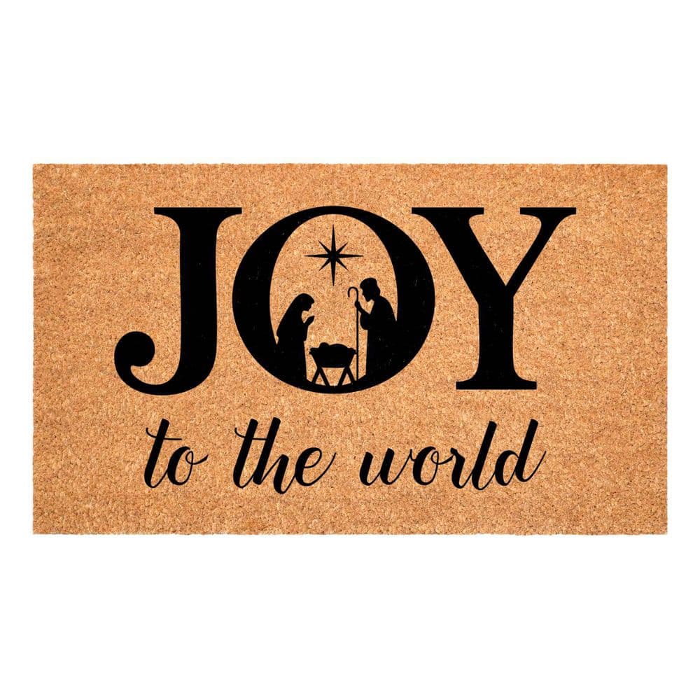 Multi-Colored 29 in. x 17 in. Coir Outdoor Door Mat price history on PriceWatchPro