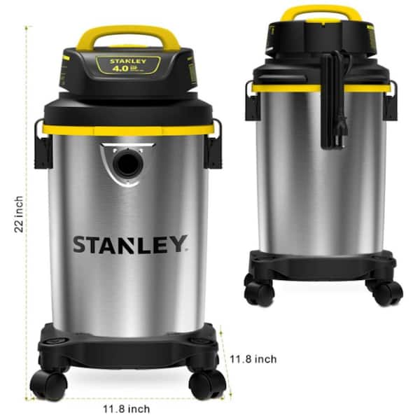 Stanley 1 Gallon 12 Volt DC Portable Wet/Dry Vacuum, 224635