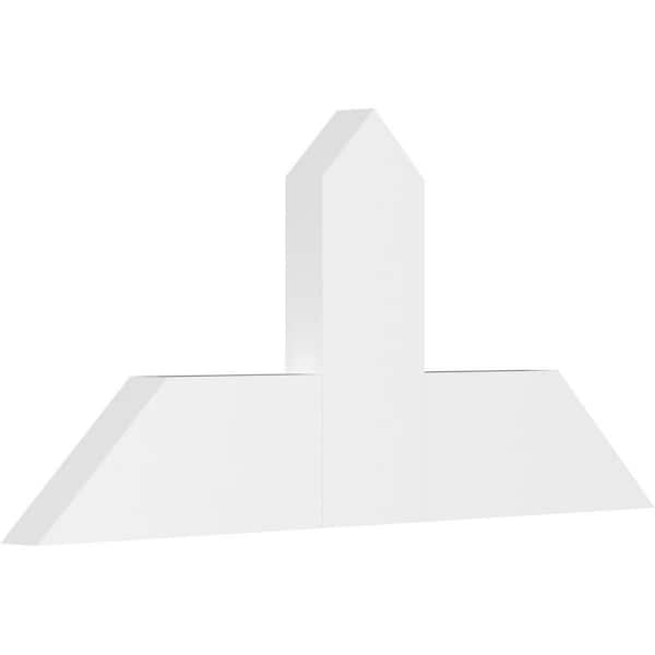 Ekena Millwork Portland 36 in. W x 16.5 in. H x 2 in. D Signature Polyurethane Bracket