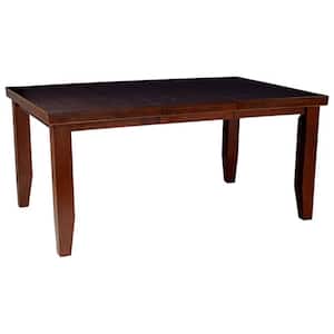 Urbana 66 in. Rectangle Brown Wood Top with Wood Frame (Seats 6)