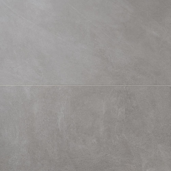 Ivy Hill Tile Monolith Silver Gray 23.62 in. x 47.24 in. Matte Porcelain Floor and Wall Tile (15.49 sq. ft./Case)