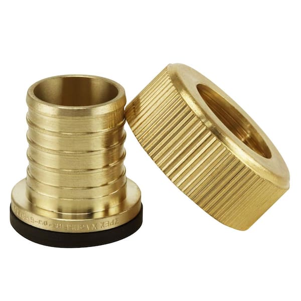 Apollo 3/4 in. Brass PEX-B Barb x 1 in. NPSM Manabloc Adapter APXMBA - The  Home Depot