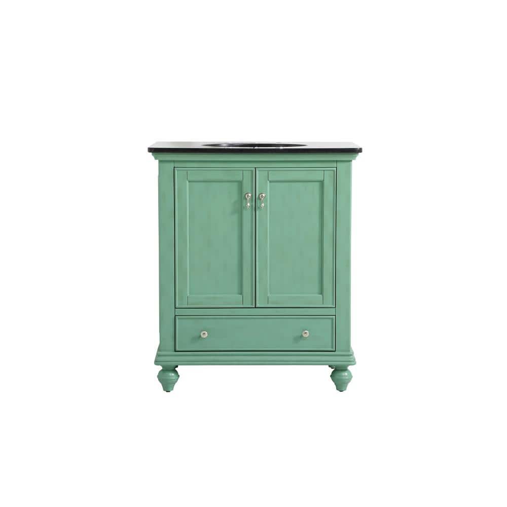 Simply Living 30 in. W x 21 in. D x 35 in. H Bath Vanity in Vintage Mint wi