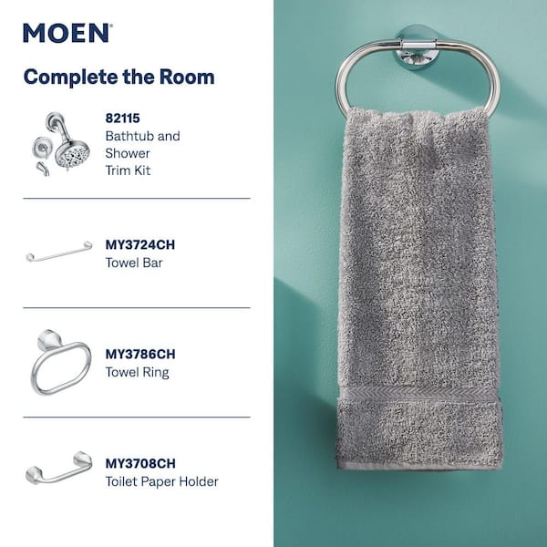 MOEN Idora 4 in. Centerset 2-Handle Bathroom Faucet in Chrome