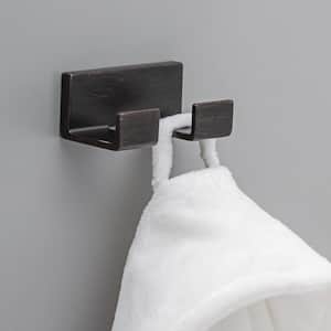 Vero Double Towel Hook Bath Hardware Accessory in Venetian Bronze