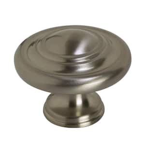 Grenoble Collection 1-3/4 in. (44 mm) Brushed Nickel Traditional Cabinet Knob