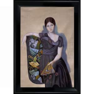 Portrait of Olga in the Armchair by Pablo Picasso Black Matte King Framed Oil Painting Art Print 31 in. x 43 in.