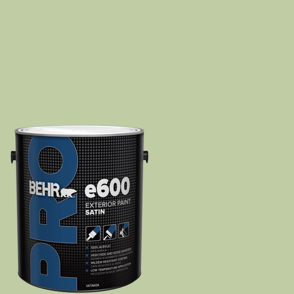 BEHR PRO 1 gal. M3604 Marjoram Satin Exterior Paint PR64001 The