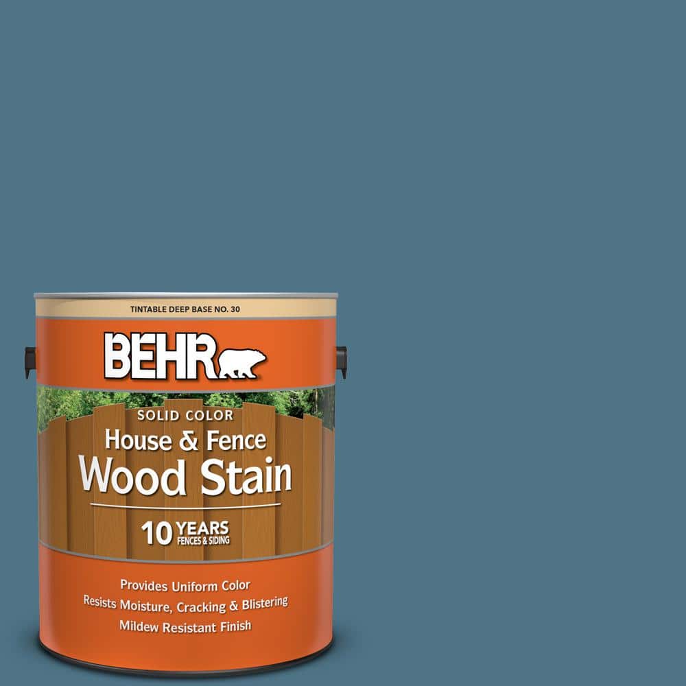 1 gal. #SC-107 Wedgewood Solid Color House and Fence Exterior Wood Stain