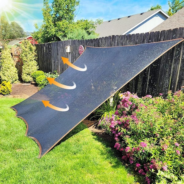 Unbranded - Shade Cloth -70% Sunblock Shade Sails -for Outdoor Garden Pergola Patio Lawn Pool Sun Shade Cloths, 10 ft. x 20 ft.